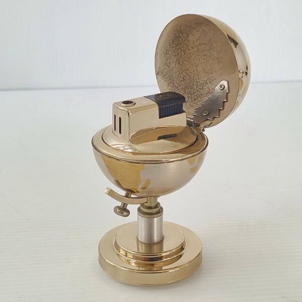 Distributeur a cigarettes & briquet vintage 1970 mappemonde globe 70s retro