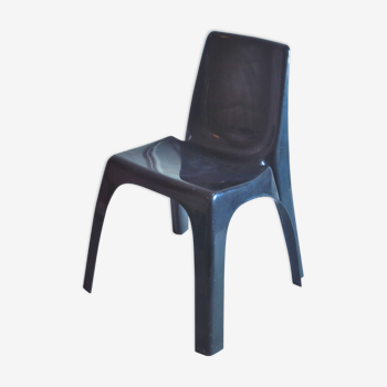 Black chair 4850 Castiglioni Gaviraghi Lanza Kartell