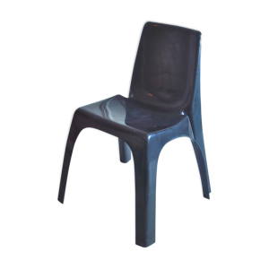 Chaise noire 4850 Castiglioni - kartell