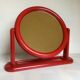 Tiger red plastic table mirror made in holland