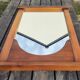 Large classic style solid wood mirror