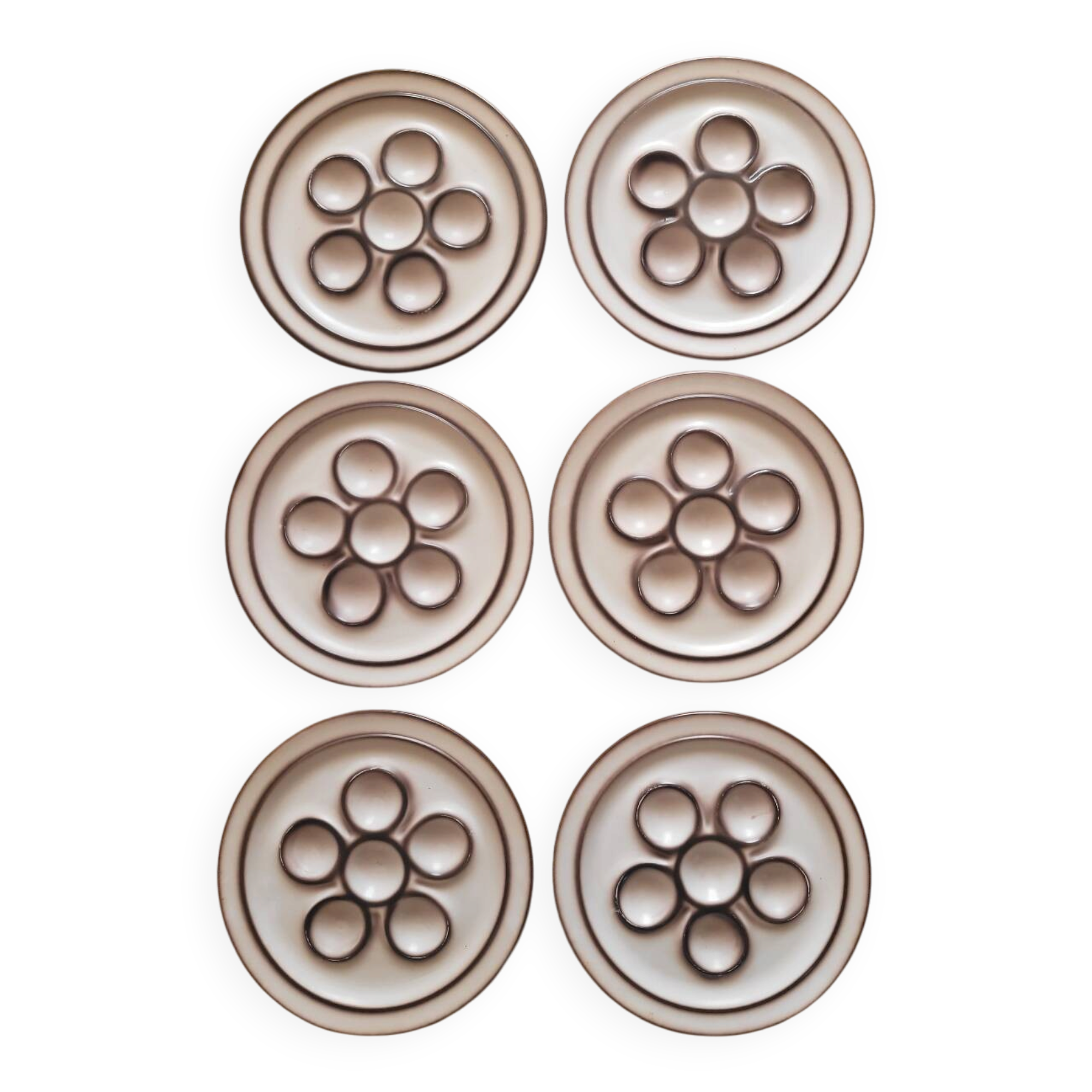 6 snail plates Thomas