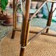 Vintage rattan coffee table