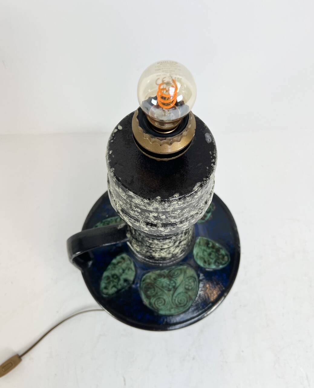 Ceramic Standard floor lamp in West Germany style, 1970s