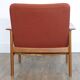 Fauteuil vintage scandinave en teck 1960