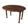 Round solid wood table 4 legs
