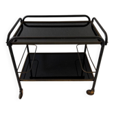 Black plexi serving trolley from the 70s