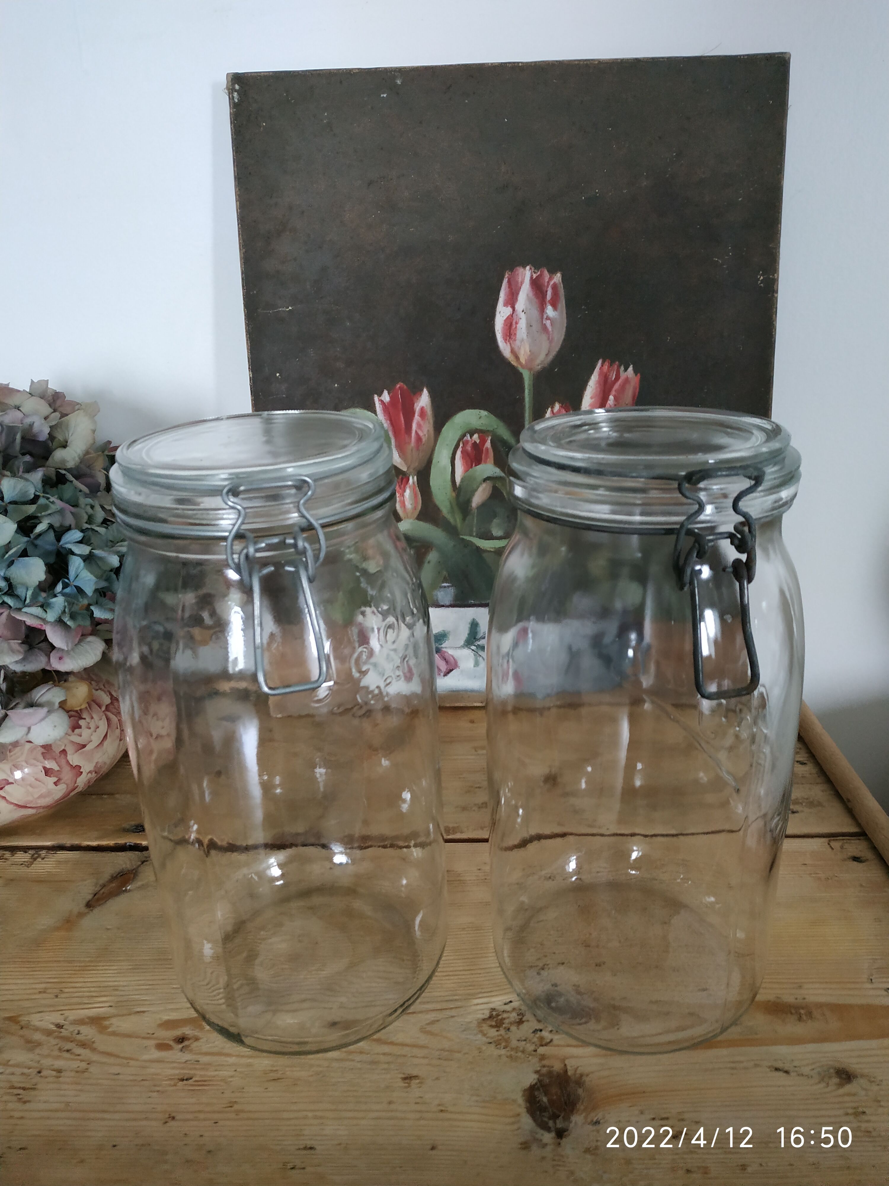 Duo of 3L jars