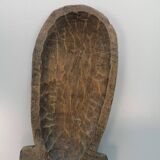 African tribal mask in carved wood - decorative ethnic art