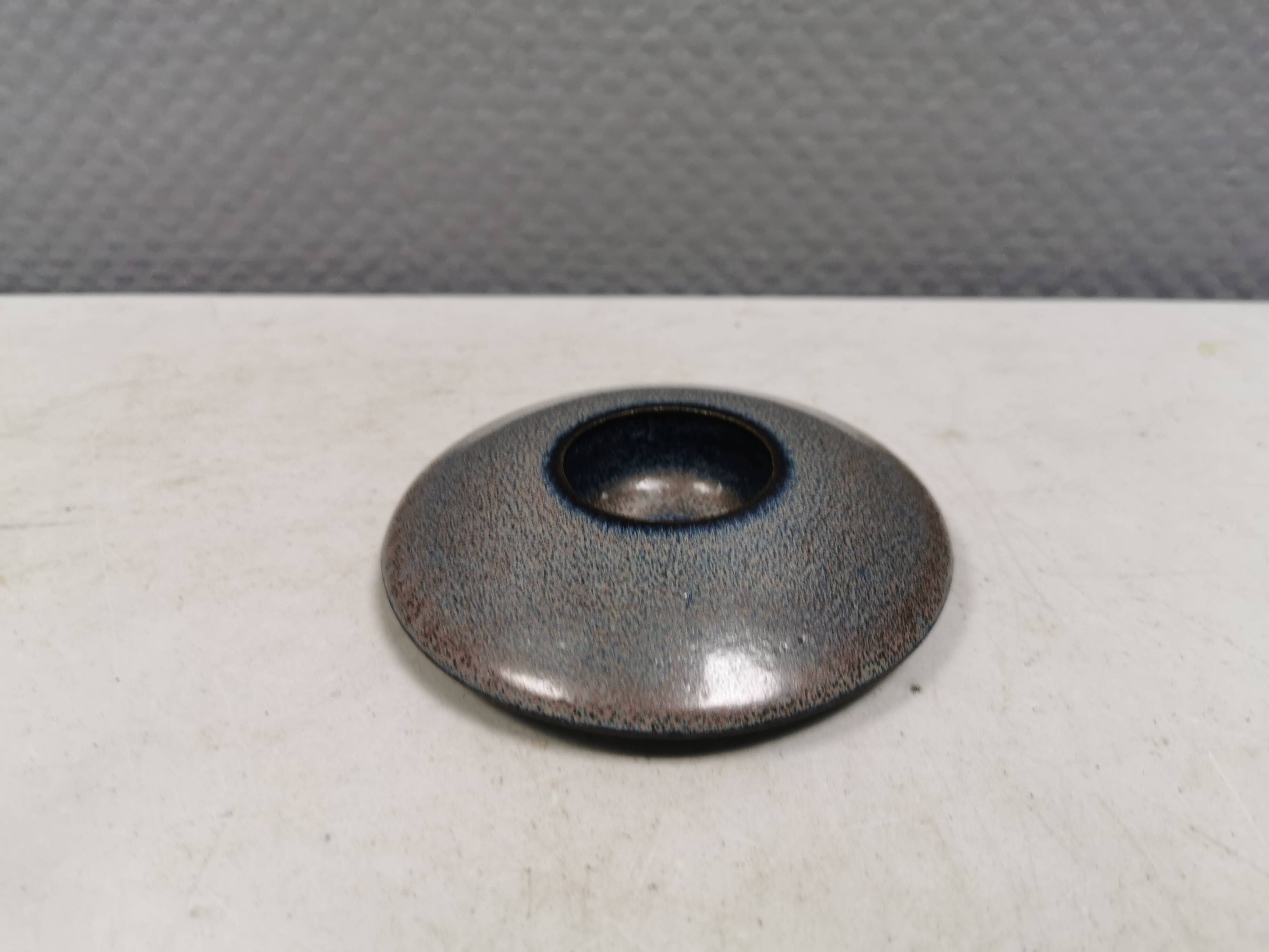 Little ceramic tea-light holder, made by M, Denmark, 1990s
