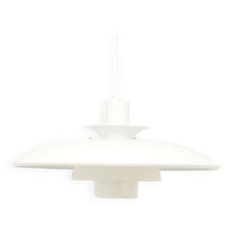 Lampe blanche Lyskaer, Danemark, années 70