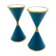 Angelo Lelii, two 'Clessidra' table lamps, Arredoluce, Milan Italy, 1960