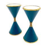 Angelo Lelii, two 'Clessidra' table lamps, Arredoluce, Milan Italy, 1960