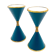 Angelo Lelii, two 'Clessidra' table lamps, Arredoluce, Milan Italy, 1960