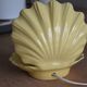 Porcelain and opaline shell lamp from the 70s-80s