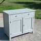 Parisian sideboard in oak and walnut 2 doors 2 drawers from the 20s