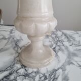 Lampe à poser en albatre vintage