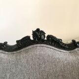 2 shepherdess armchairs with old ears nineteenth fully restored