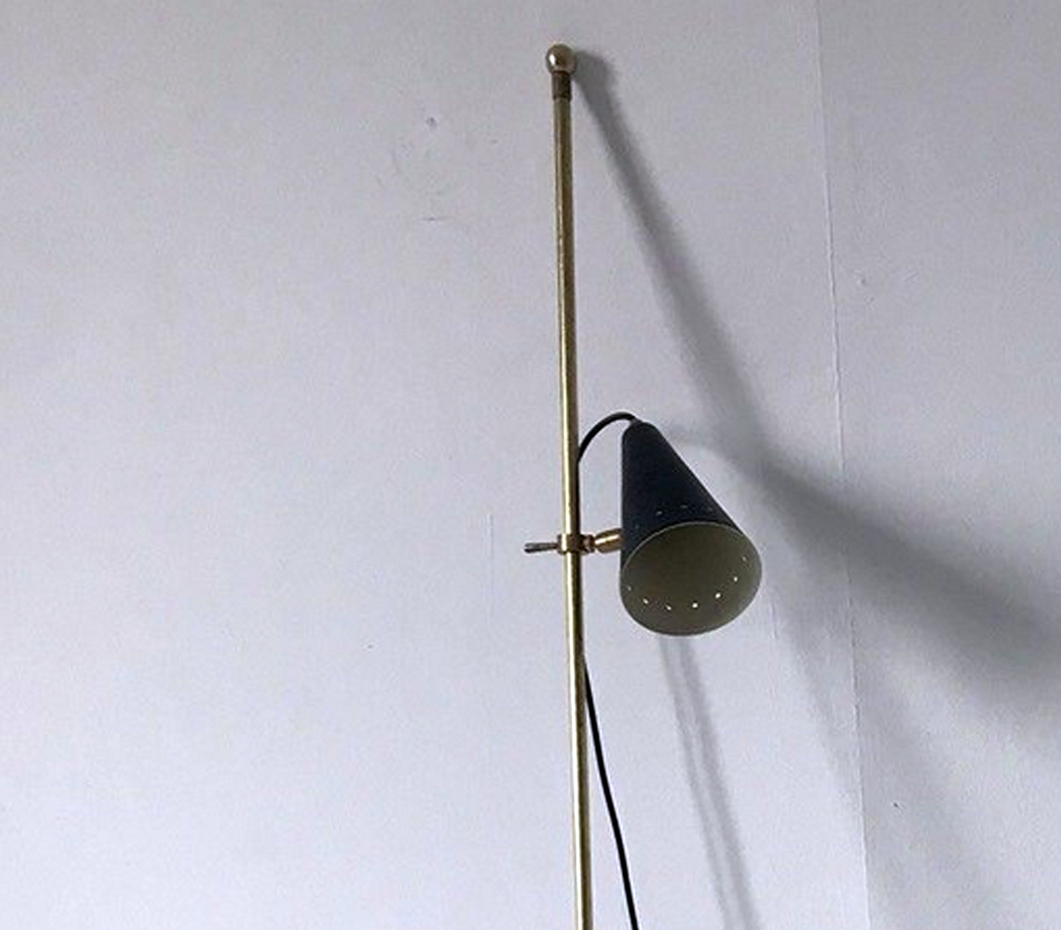 Floor lamp in the style of the Italian creations of the 50s