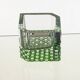 Green Square Bowl, Pavel Hlava, 1970s, Czechoslovakia