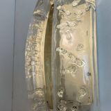 Appliques en verre et laiton par Doria, années 1960