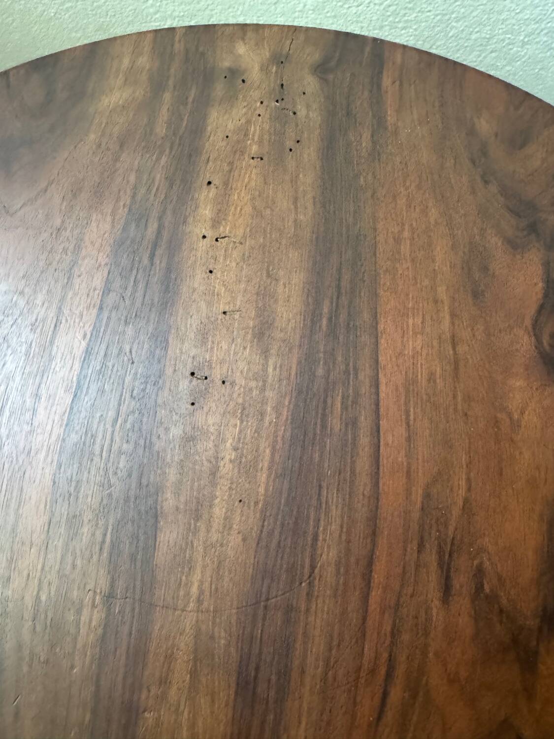 Art Deco wooden pedestal table