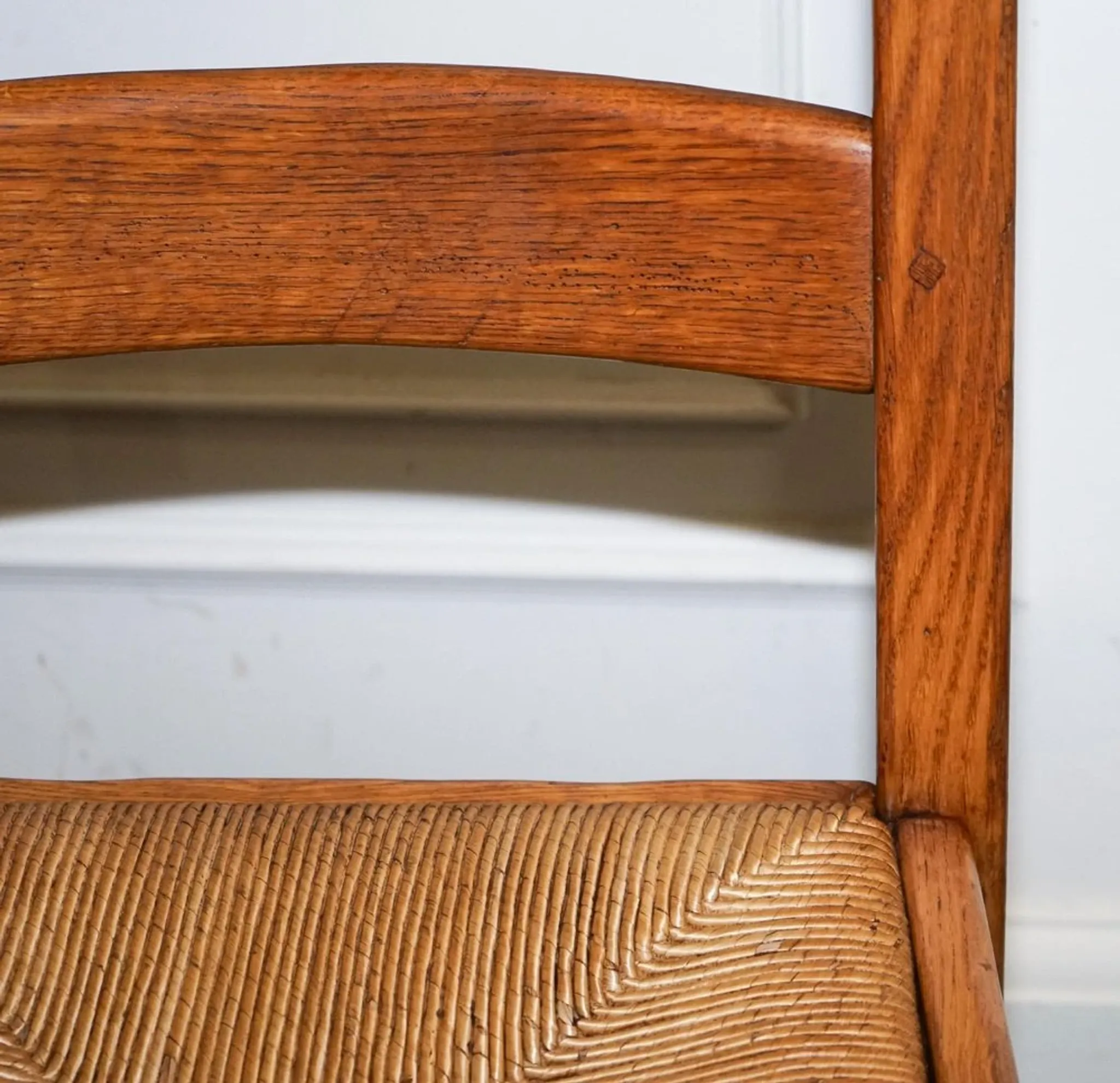 Vintage Dining Chairs, France, 1950s, Set of 6