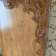 Armoire art deco en bois sculpté