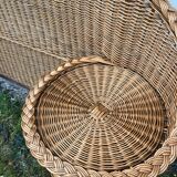 Bulkhead vintage rattan bedhead