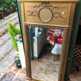Ancient mirror trumeau 68x135cm