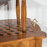 Table de Service en Marqueterie de Noyer et Palissandre – 1940