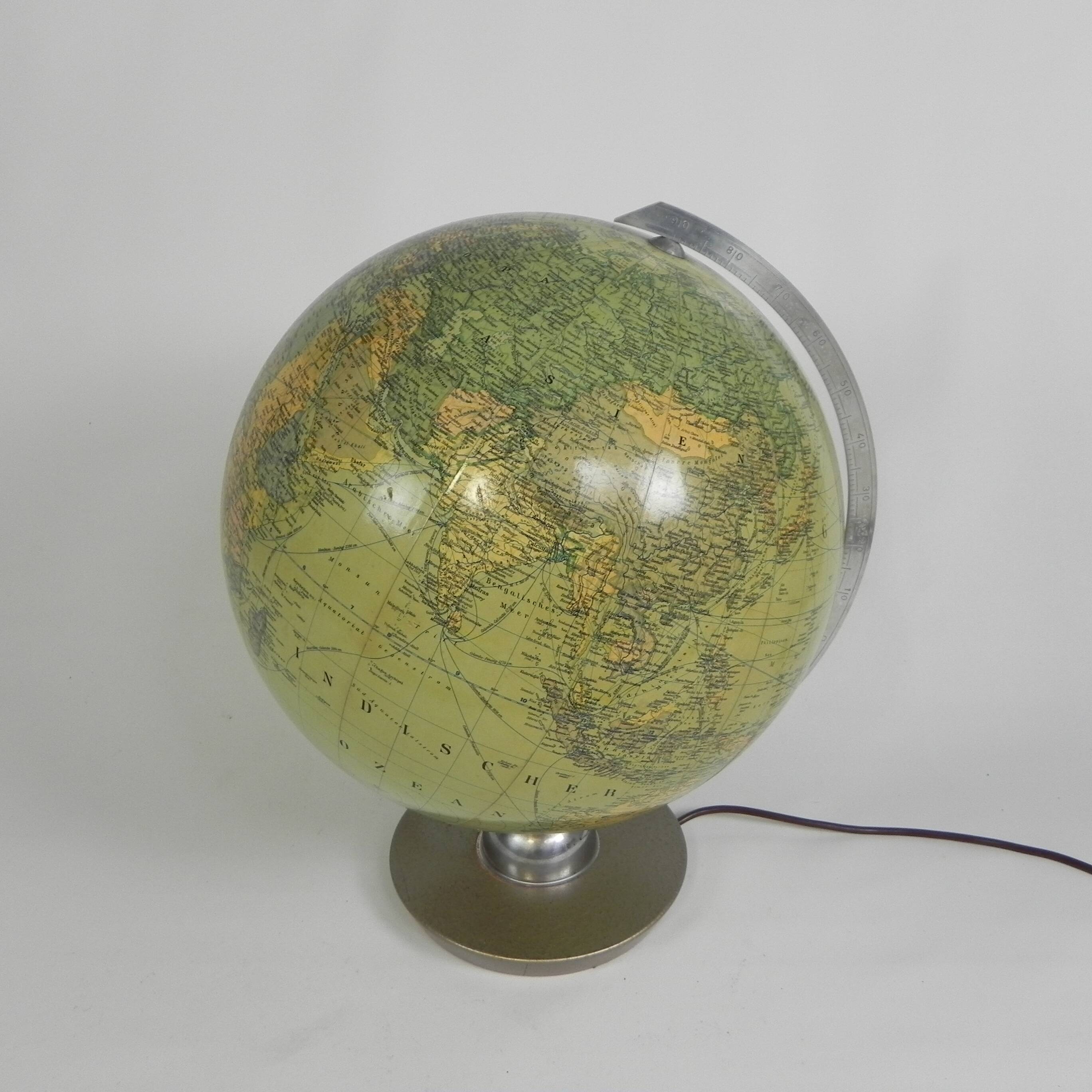 Luminous globe JRO Globus, 1960s