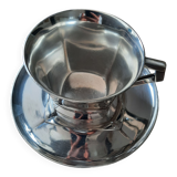 Sue et Mare chocolate cup and saucer for Gallia Christofle