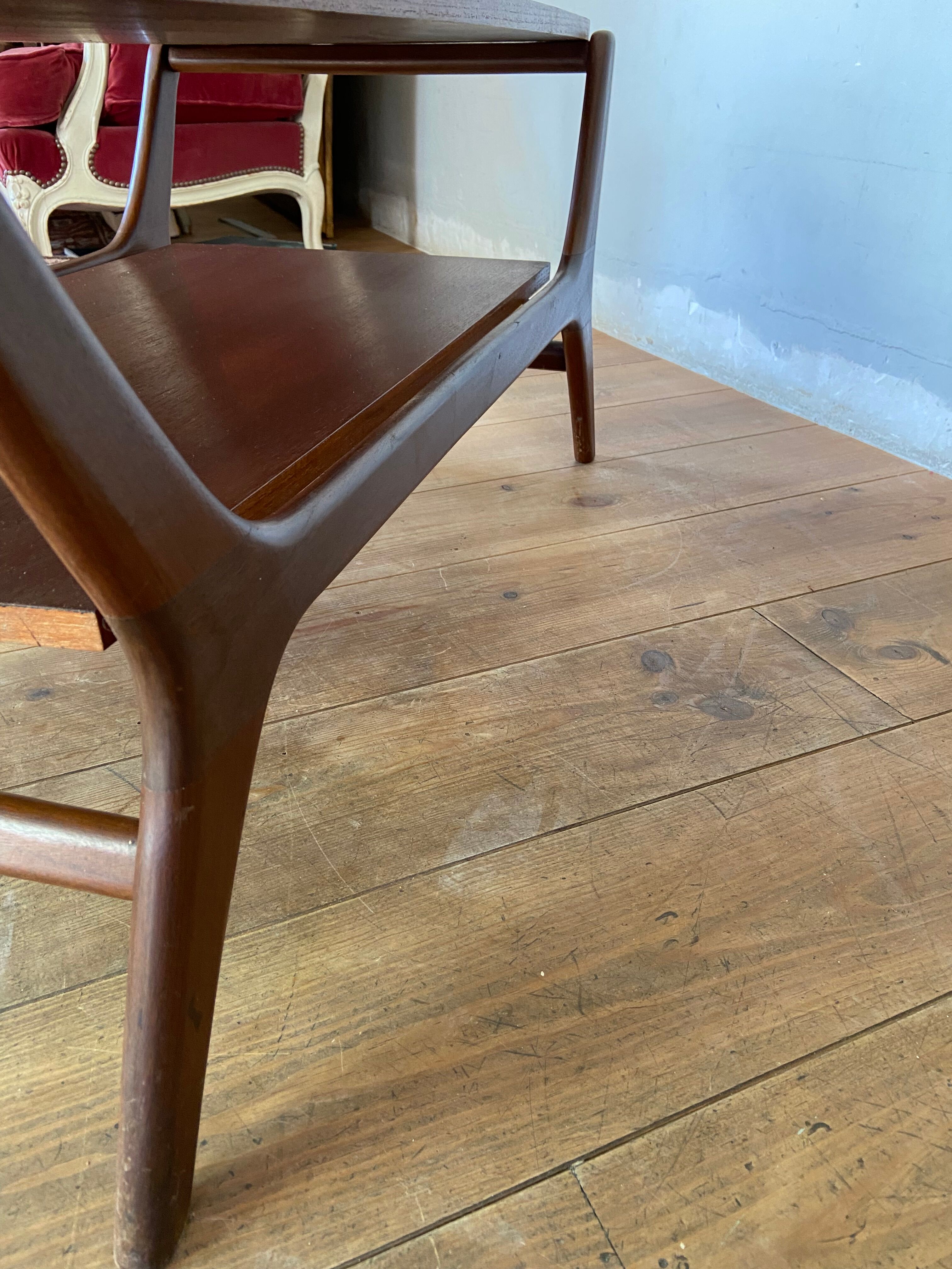 Scandinavian design teak coffee table 60s