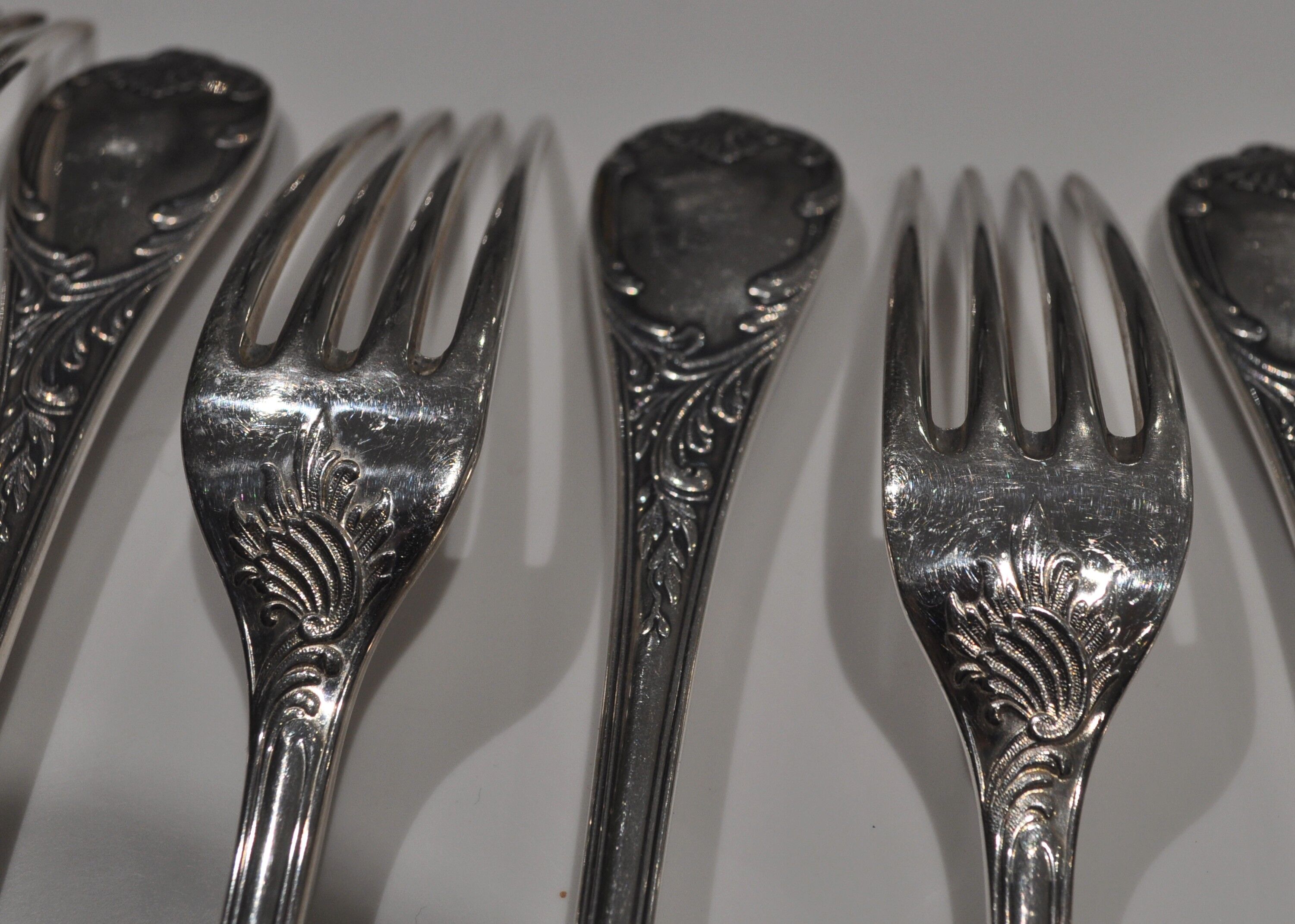 Lot 6 forks Marly Christofle