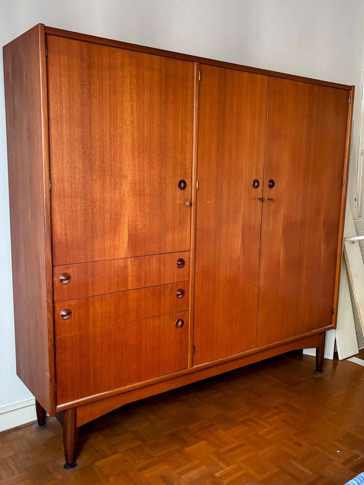 Large storage cabinet by André Monpoix / TV unit