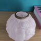 Vase boule art déco rose