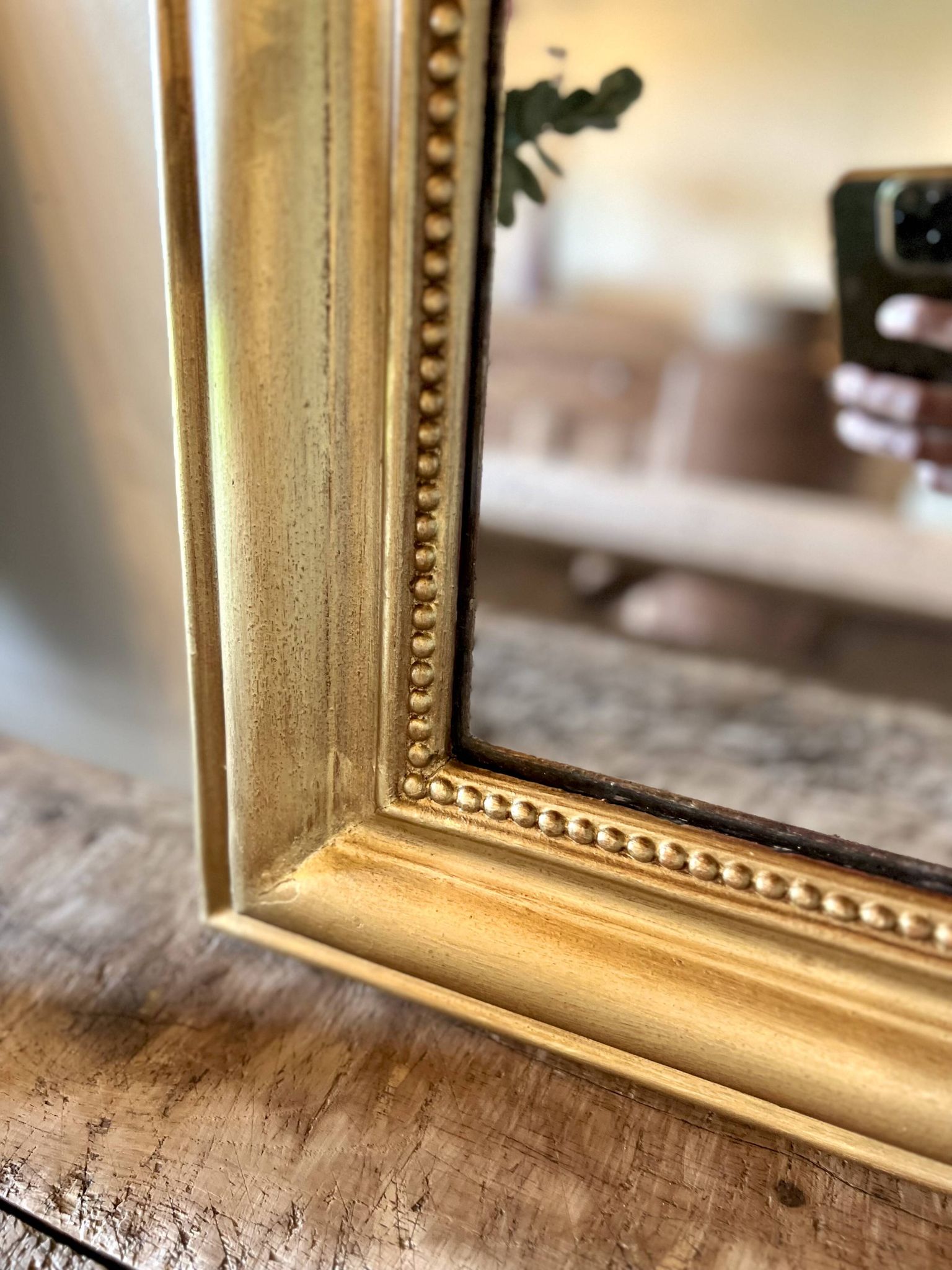 Louis Philippe mirror, mercury glass