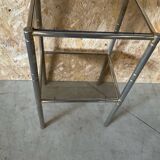Petite table en verre 30 x 36 cm