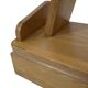 Vintage pyramid cabinet bookcase solid wood design