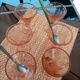 Rosé ice cream cups
