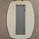 Vintage smoked mirror, 81x58 cm