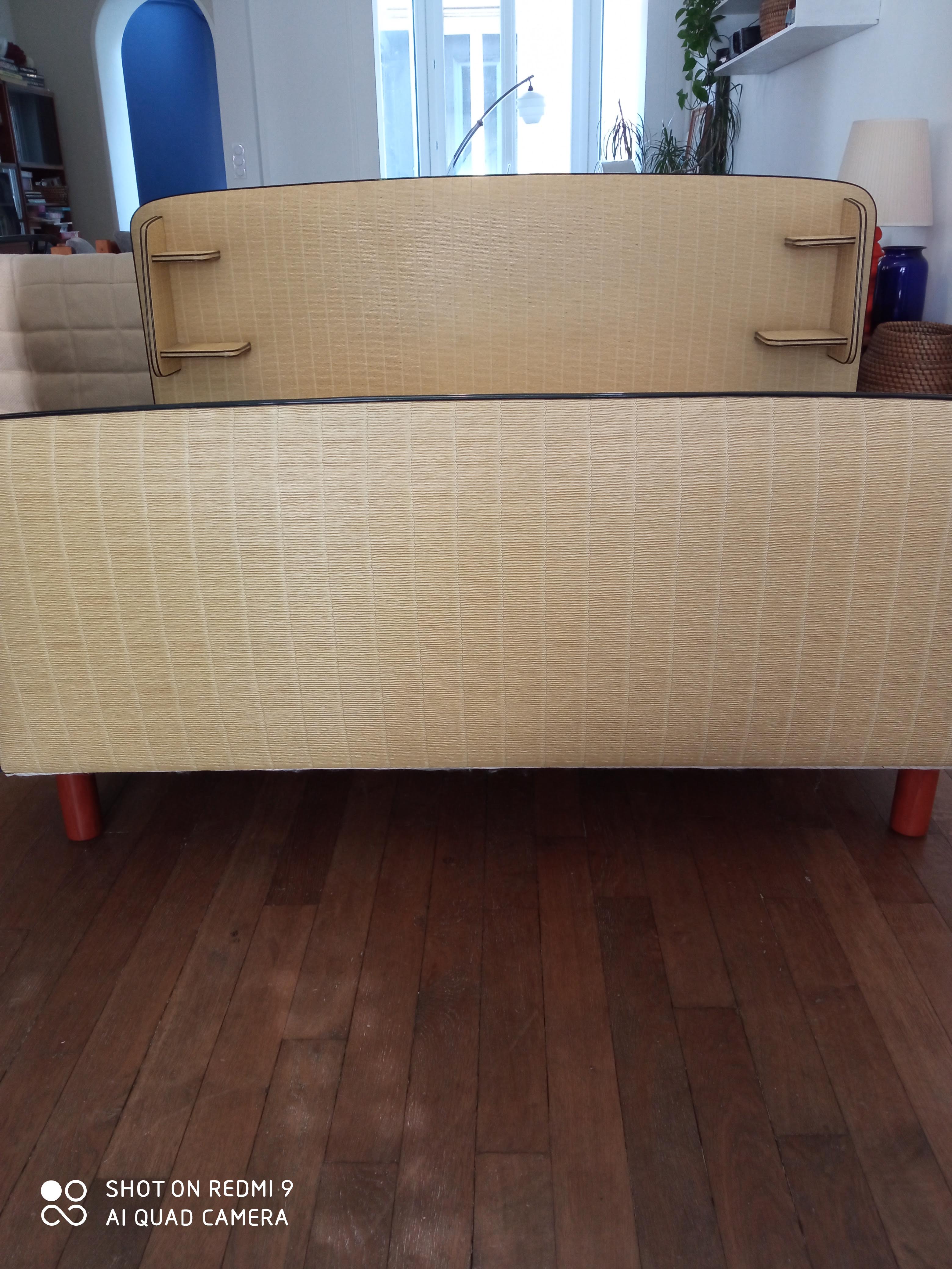 Vintage 2 seater bed 60s