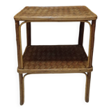 Bamboo and wood coffee table
