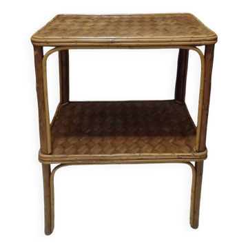 Table basse bambou et bois