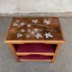 Solid wood and ceramic kitchen shelf