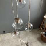 1960s 5-globe cascade chandelier by RAAK