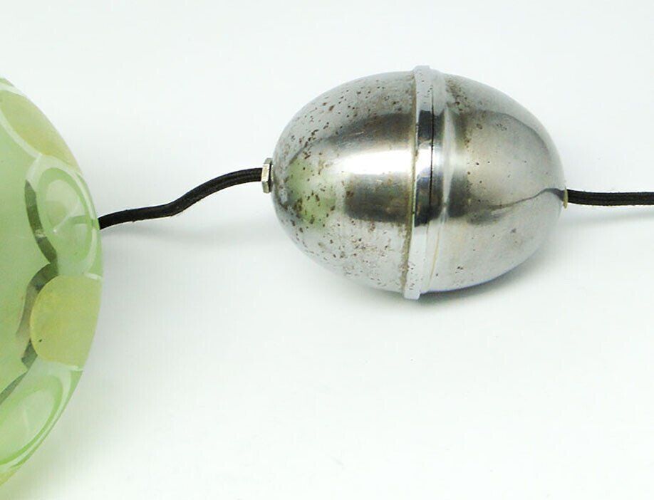 Mid-century glass pendant lamp, 1950s