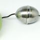 Mid-century glass pendant lamp, 1950s
