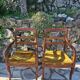 Pair of Empire style armchairs